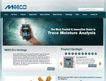 Tablet Screenshot of meeco.com